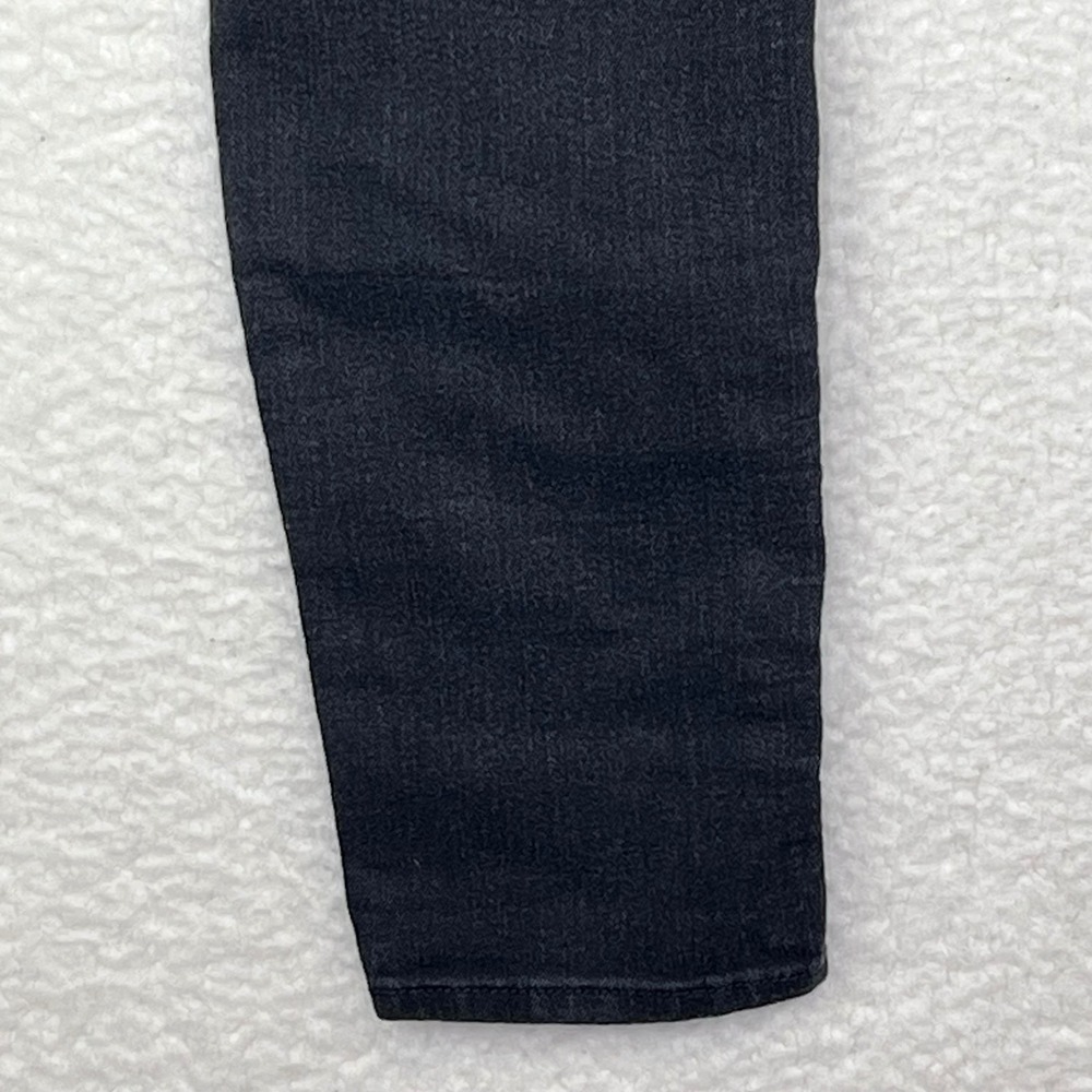 Guess Womens EMMA Skinny Jeans Faded Black Mid Rise Denim Iconic Logo Size 29 - Picture 9 of 16